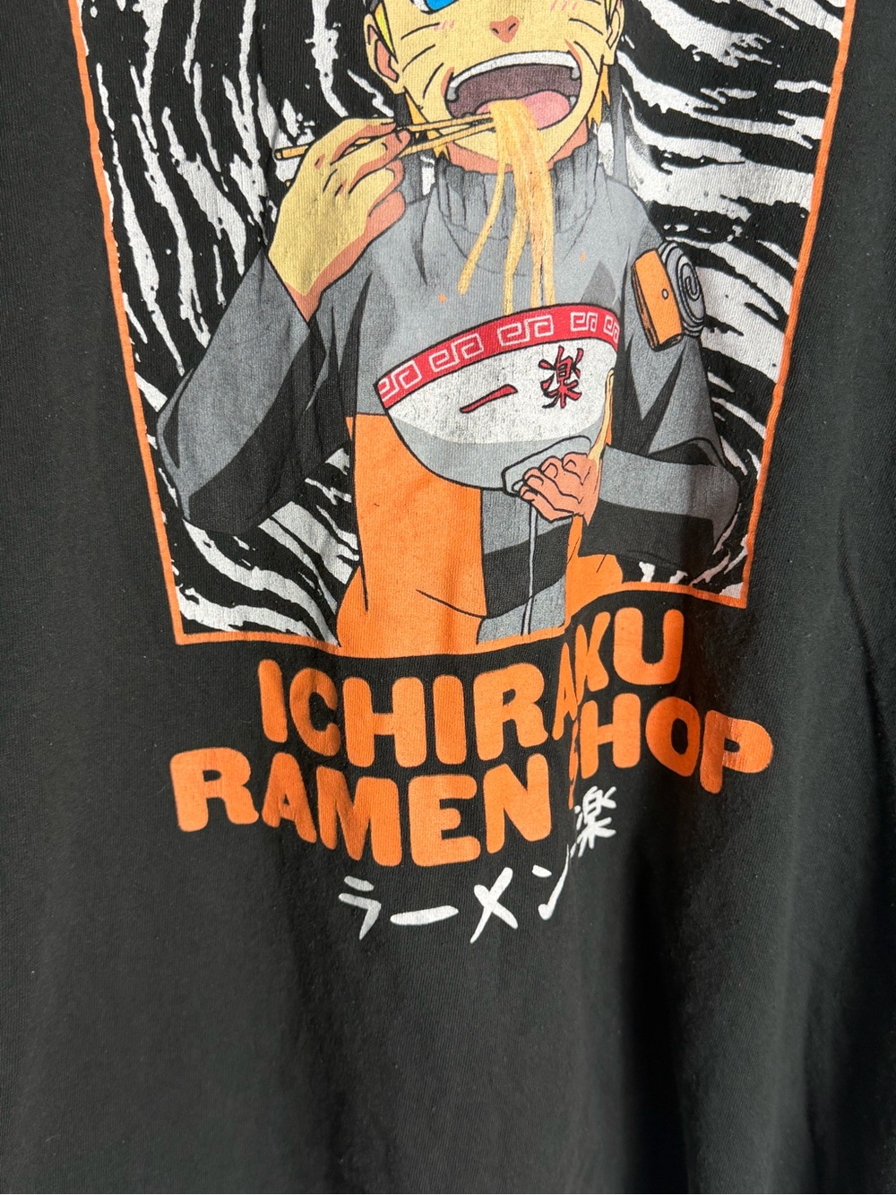 Black Ichiraku Ramen Shop Graphic Tee - Anime Inspired - Picture 2 of 7